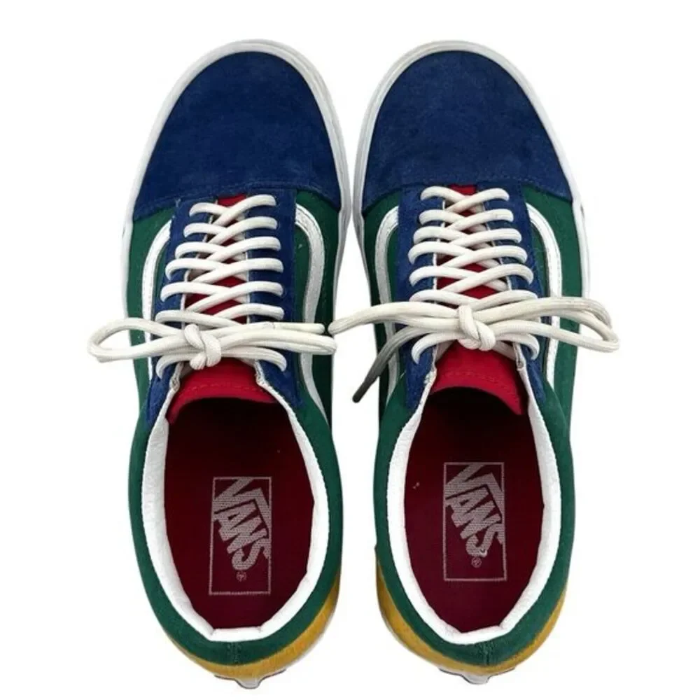 Vans Old Skool Yacht Club Skate Suede‎ Shoe UNISEX Color Block Men 8.5 Women 10